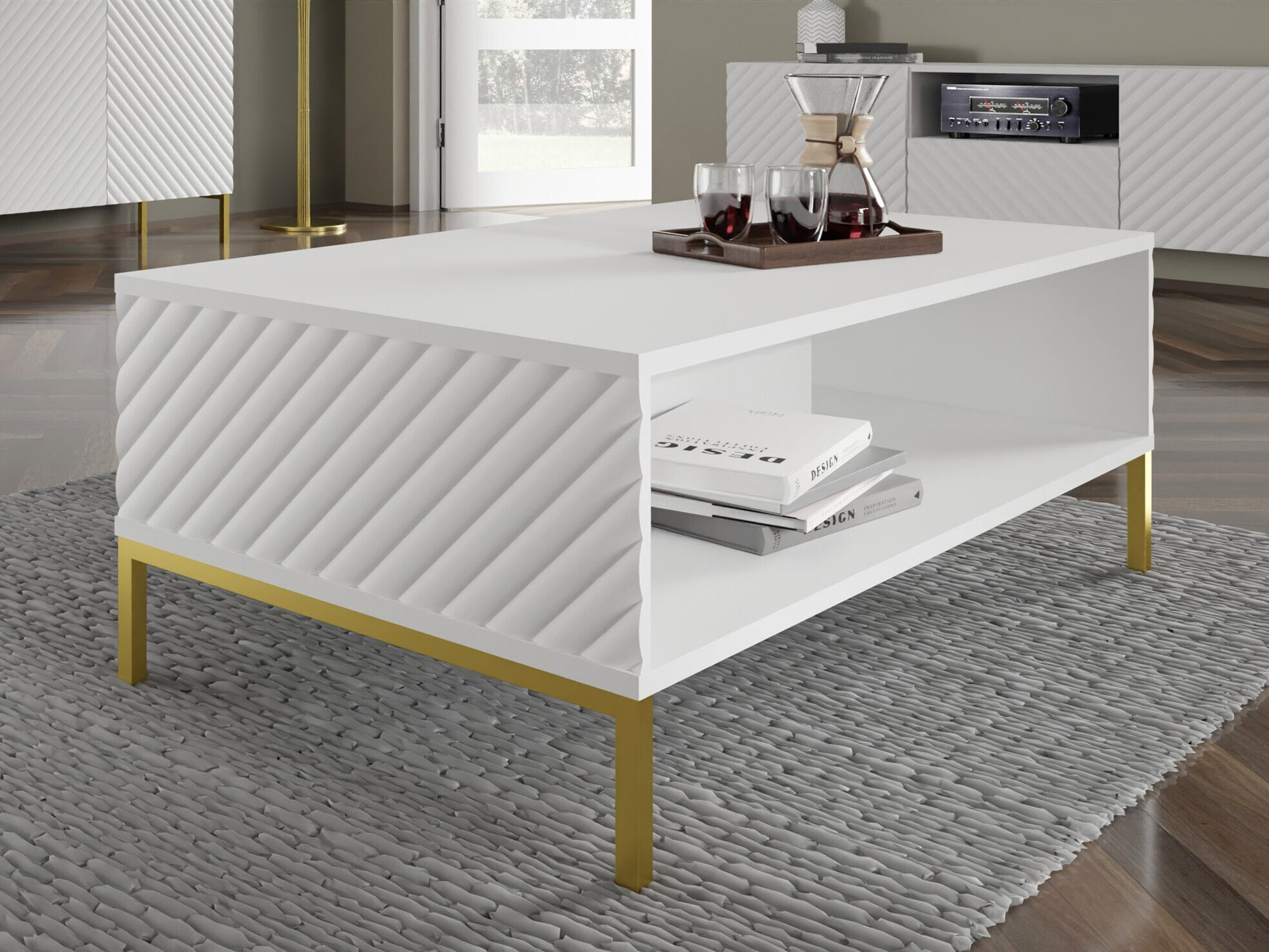 Stočić za kafu Fivremu 106 (Belo)