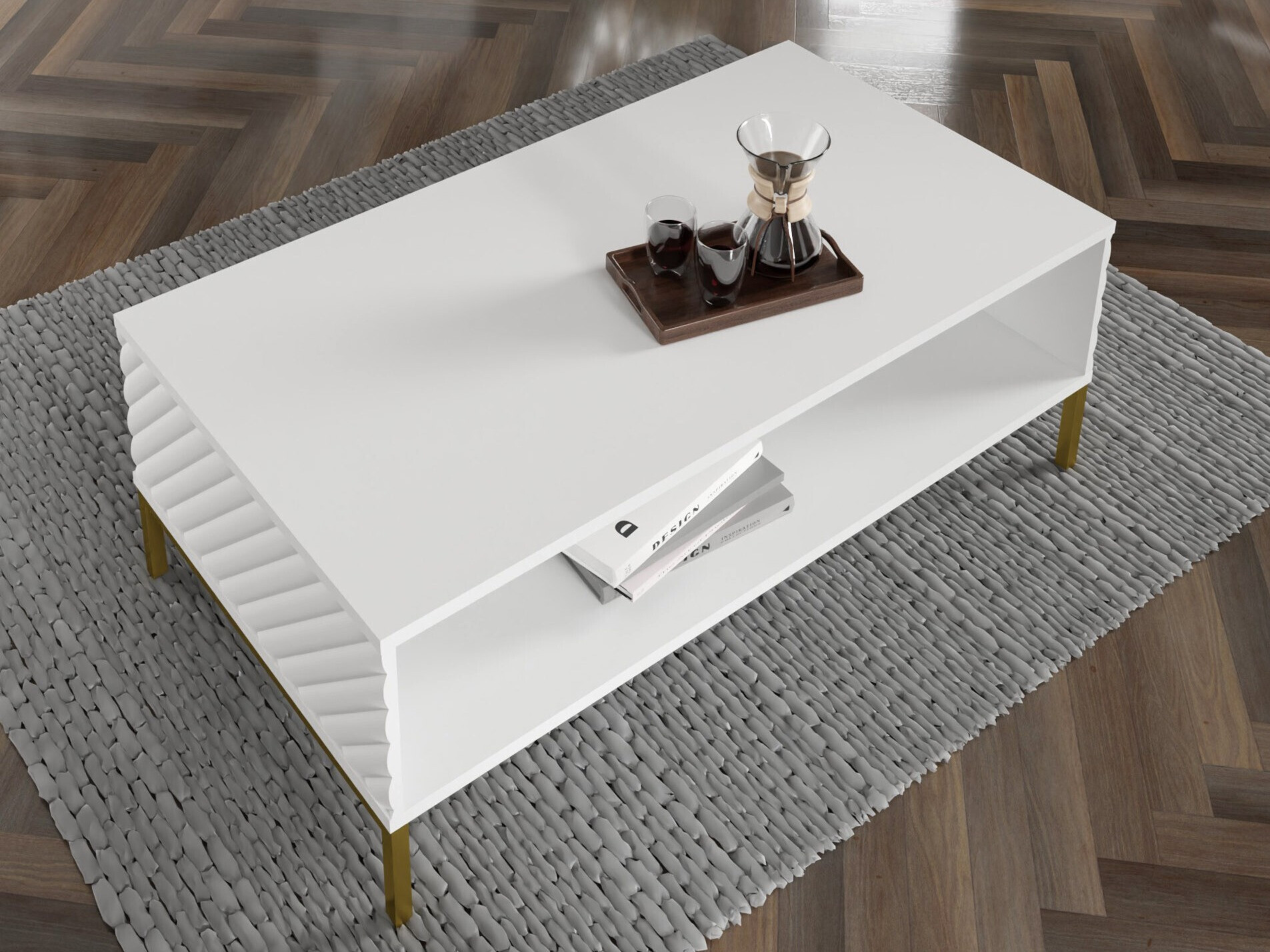 Stočić za kafu Fivremu 106 (Belo)