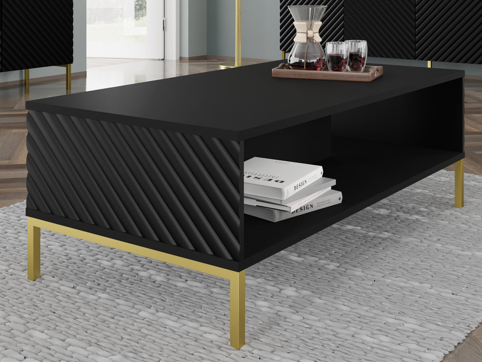 Stočić za kafu Fivremu 106 (Crno)