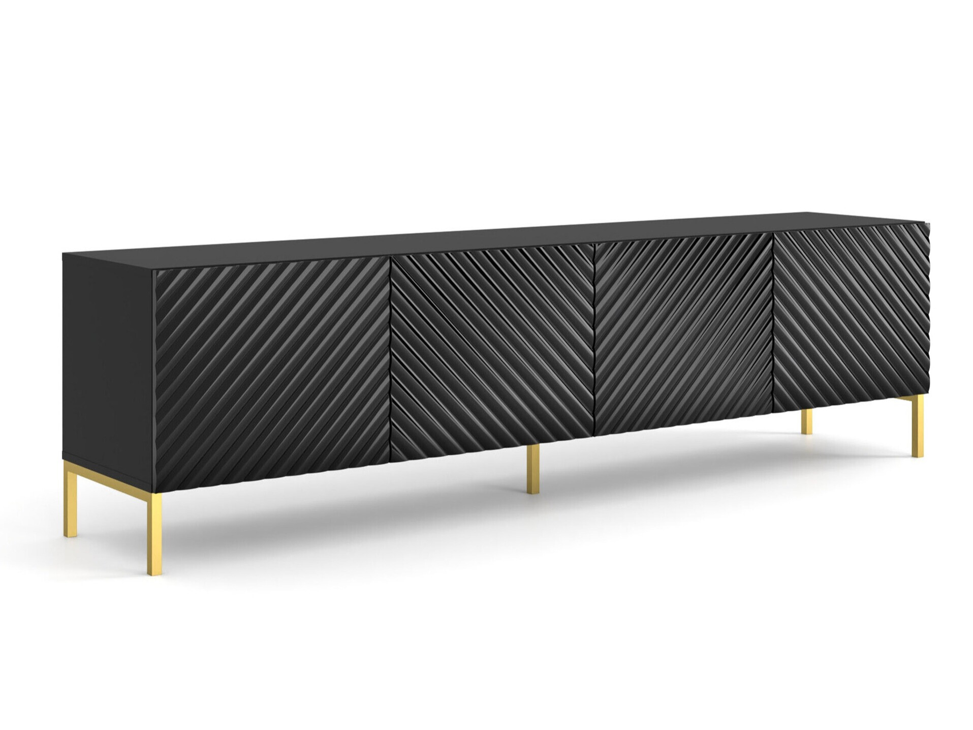 TV komoda Fivremu 105 (Crno)