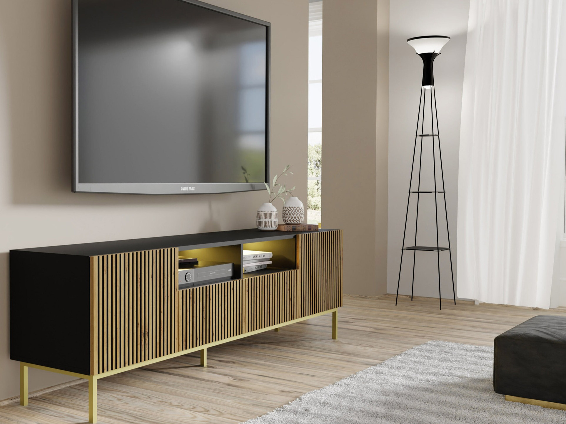 TV komoda Talsalu 100 (Zlatna)