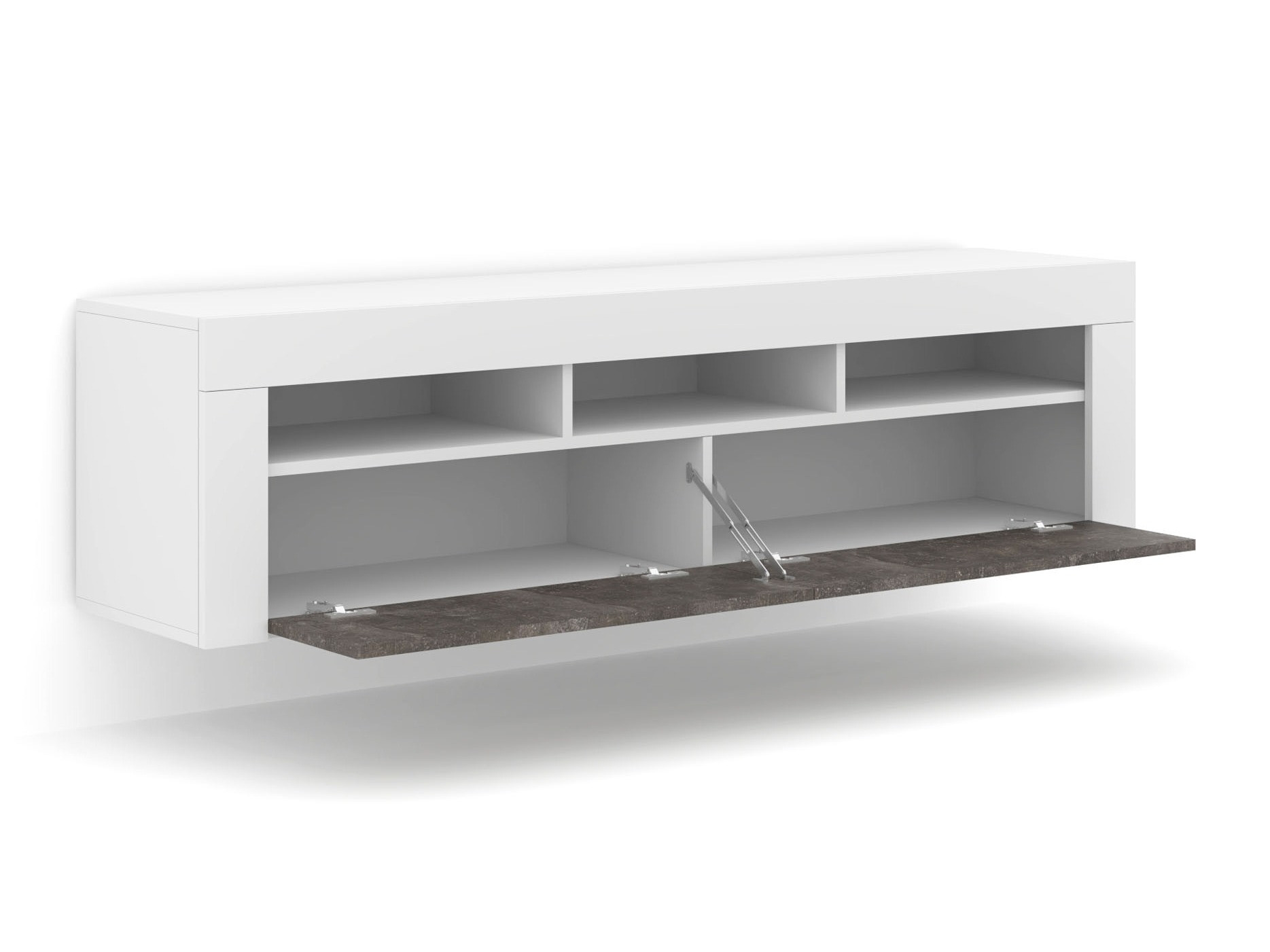 TV sto Buffalo 149 (Belo + Tamni beton)