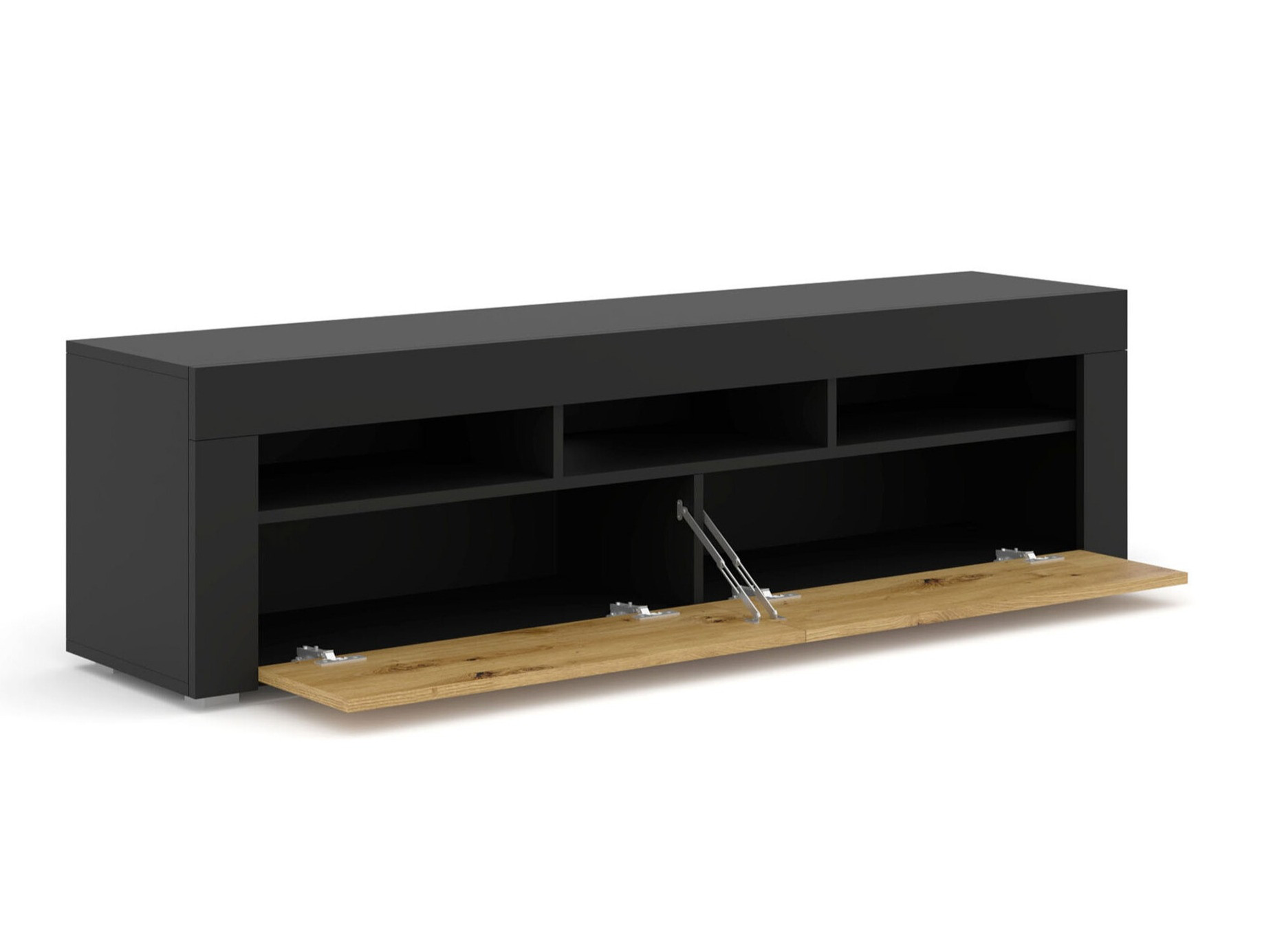 TV sto Buffalo 149 (Crno + Zanatski hrast)