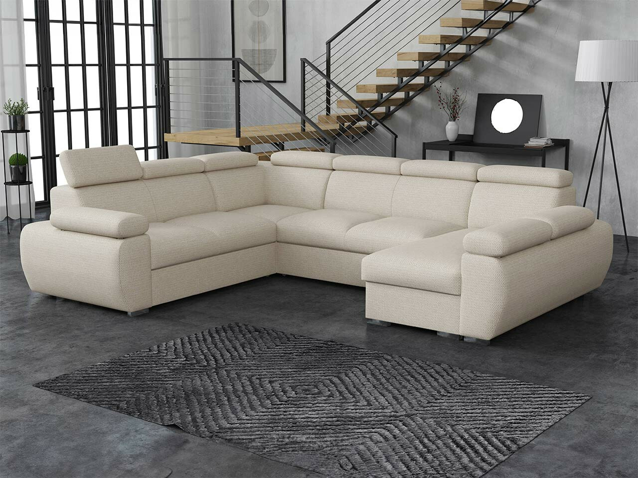 Ugaona sofa Columbus 214 (Aragon 03)