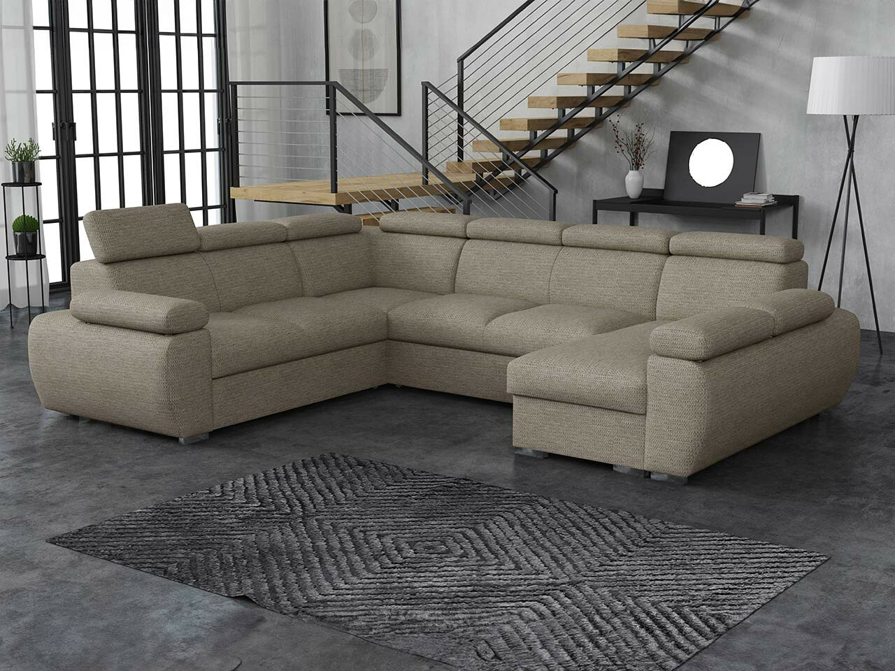 Ugaona sofa Columbus 214 (Aragon 20)