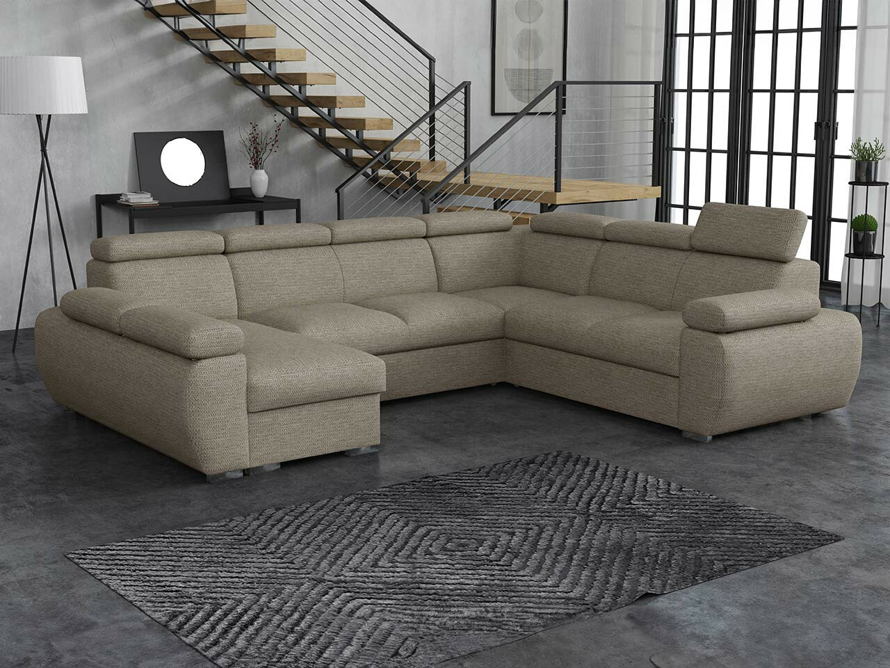 Ugaona sofa Columbus 214 (Aragon 20)