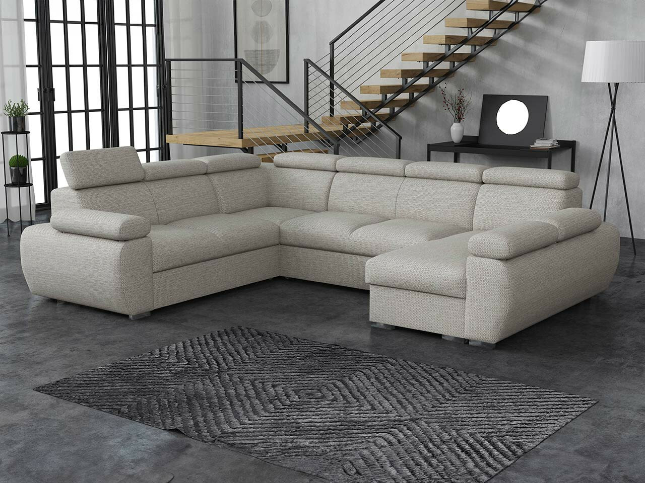 Ugaona sofa Columbus 214 (Aragon 80)