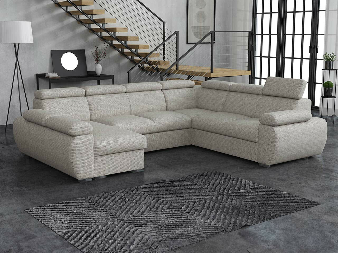 Ugaona sofa Columbus 214 (Aragon 80)