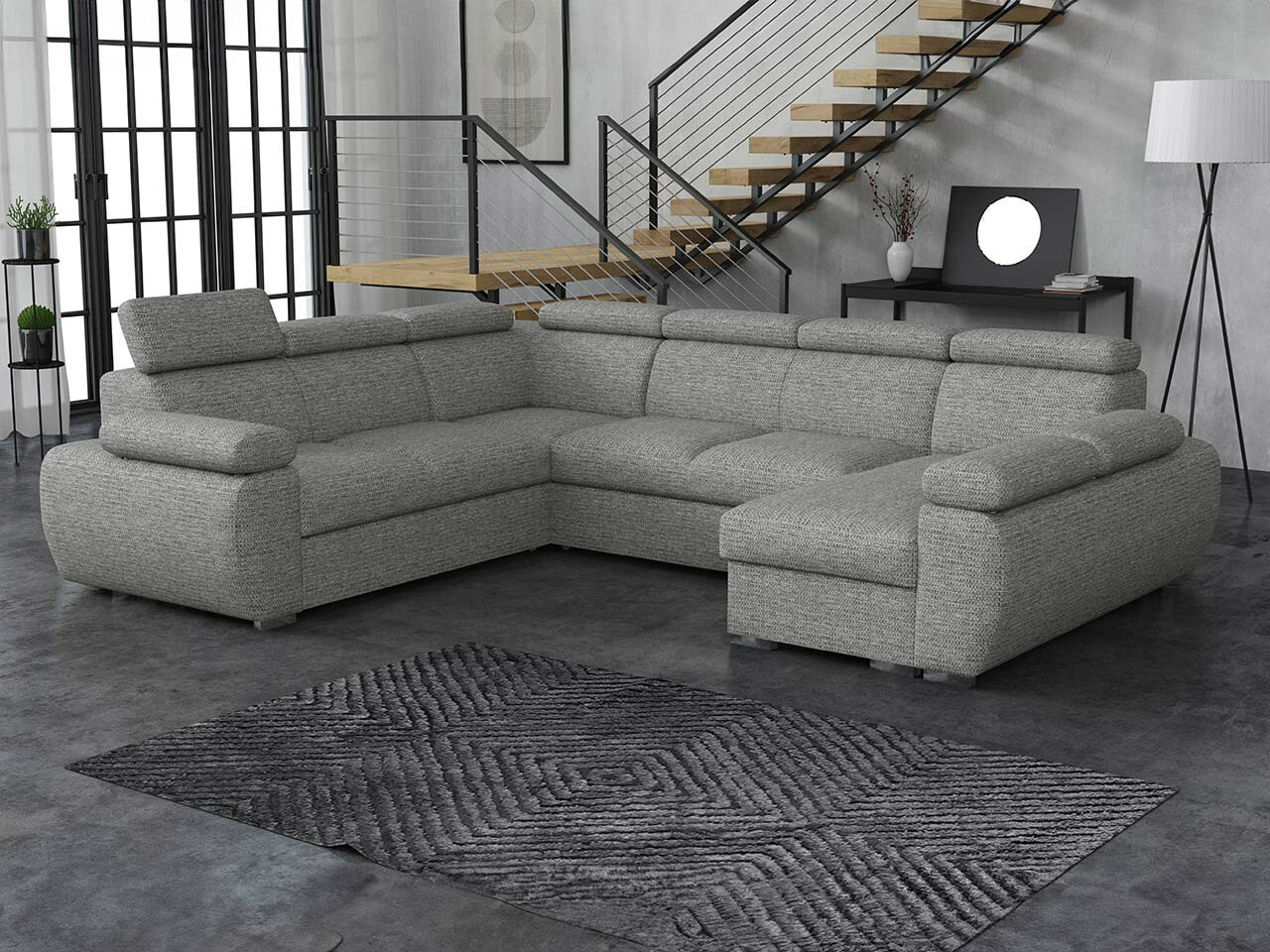 Ugaona sofa Columbus 214 (Aragon 90)