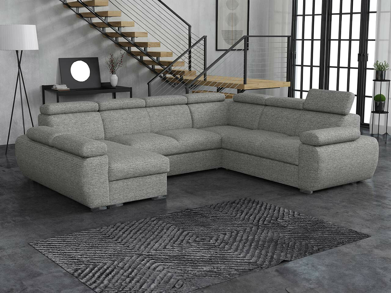 Ugaona sofa Columbus 214 (Aragon 90)