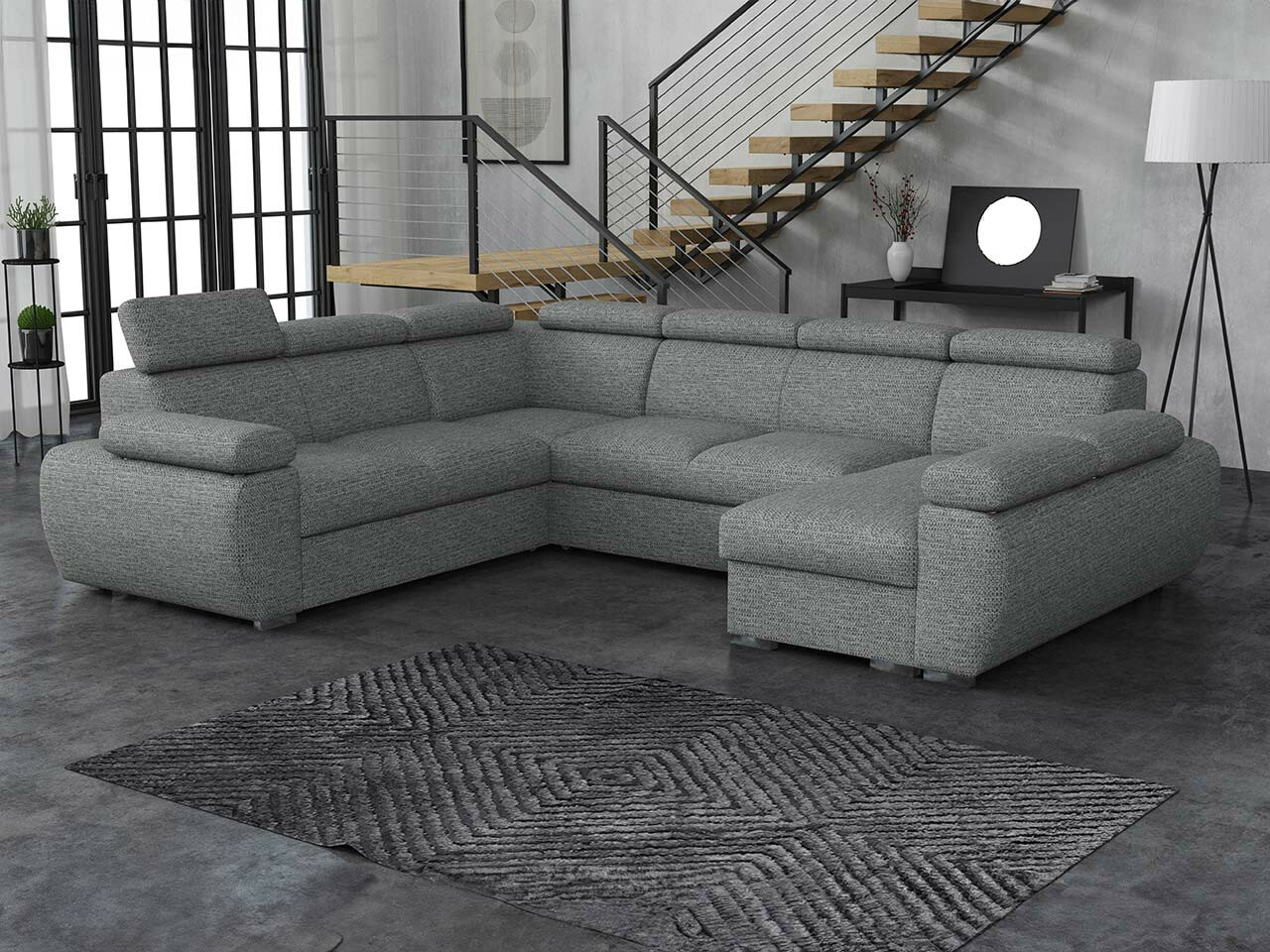 Ugaona sofa Columbus 214 (Aragon 93)