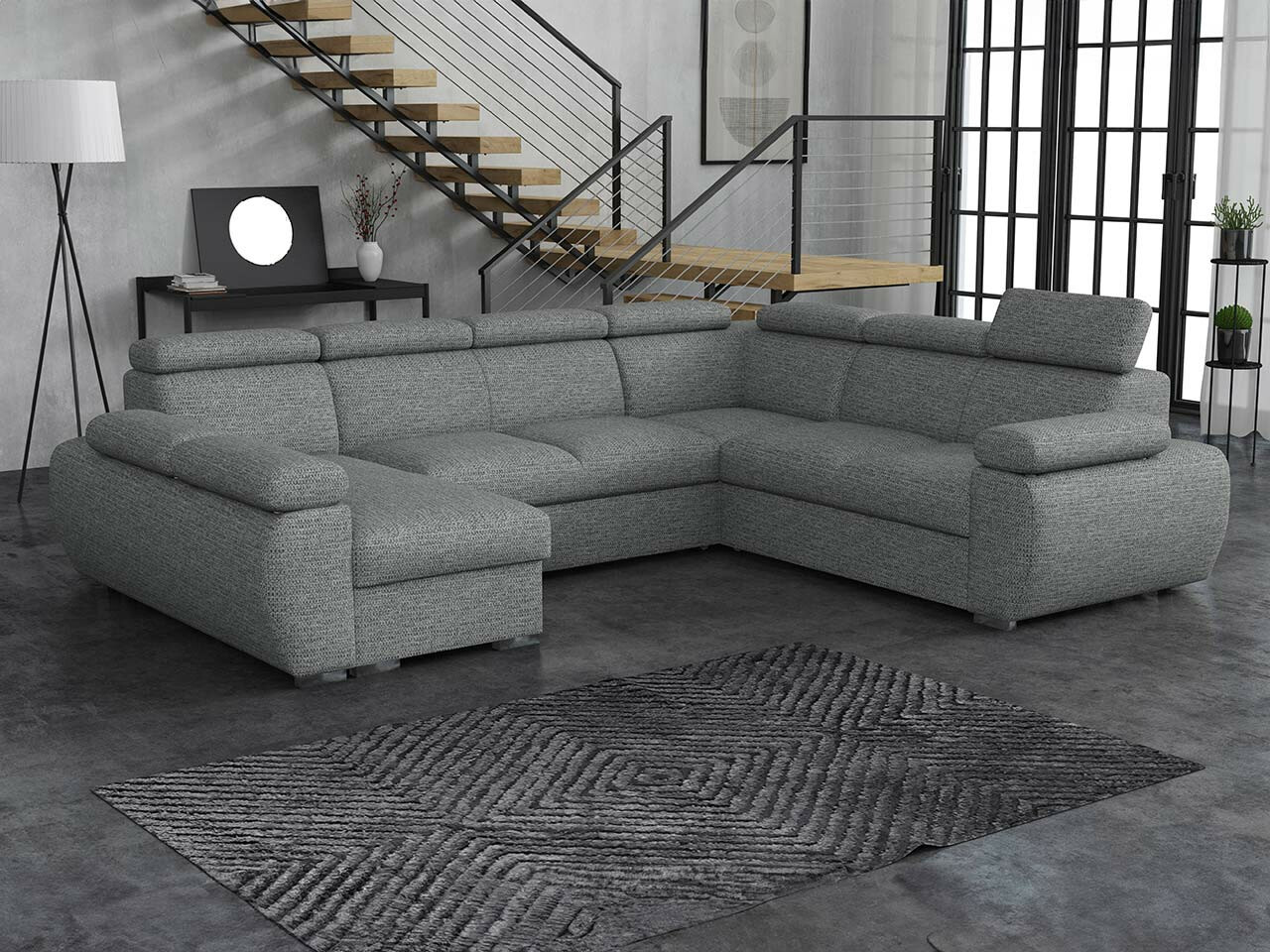 Ugaona sofa Columbus 214 (Aragon 93)