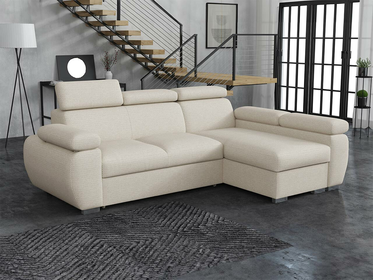 Ugaona sofa Columbus 132 (Aragon 03)