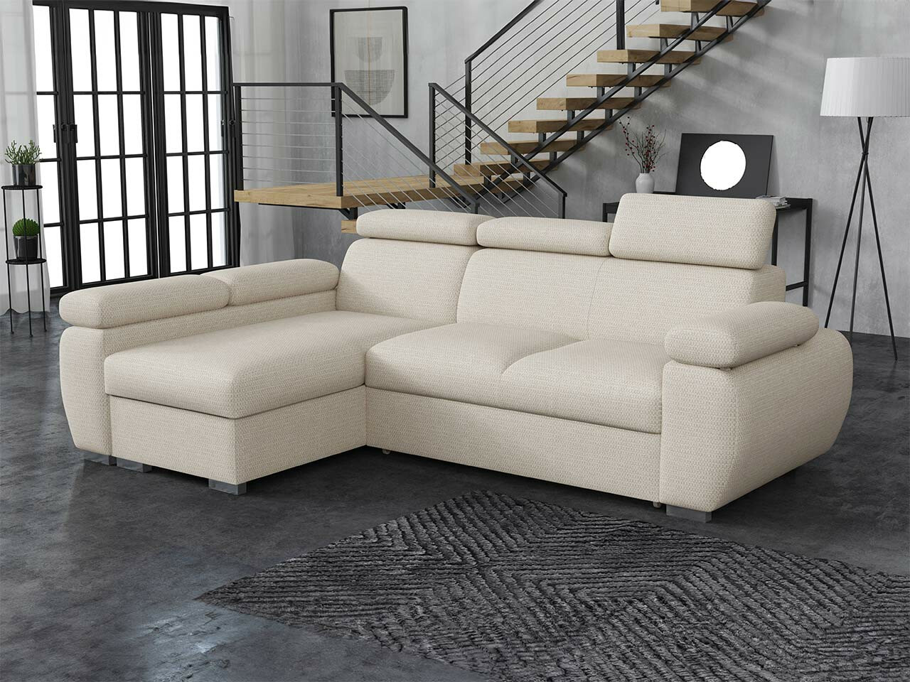 Ugaona sofa Columbus 132 (Aragon 03)