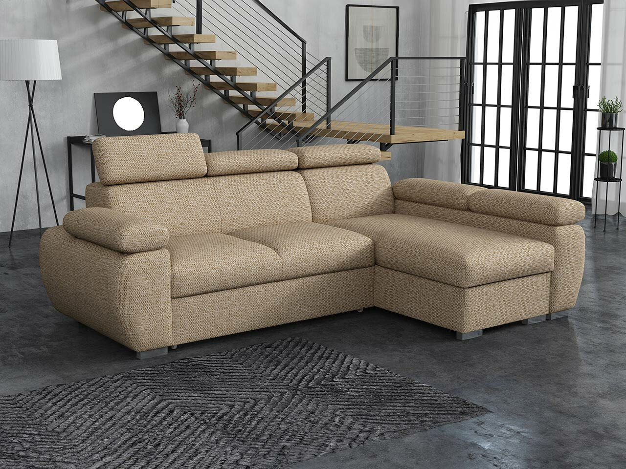 Ugaona sofa Columbus 132 (Aragon 14)