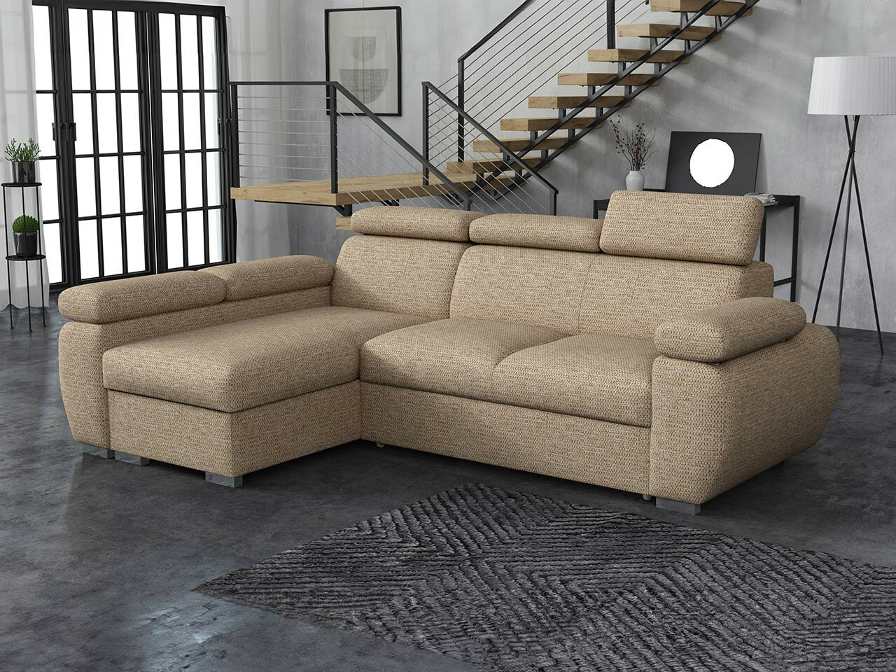Ugaona sofa Columbus 132 (Aragon 14)