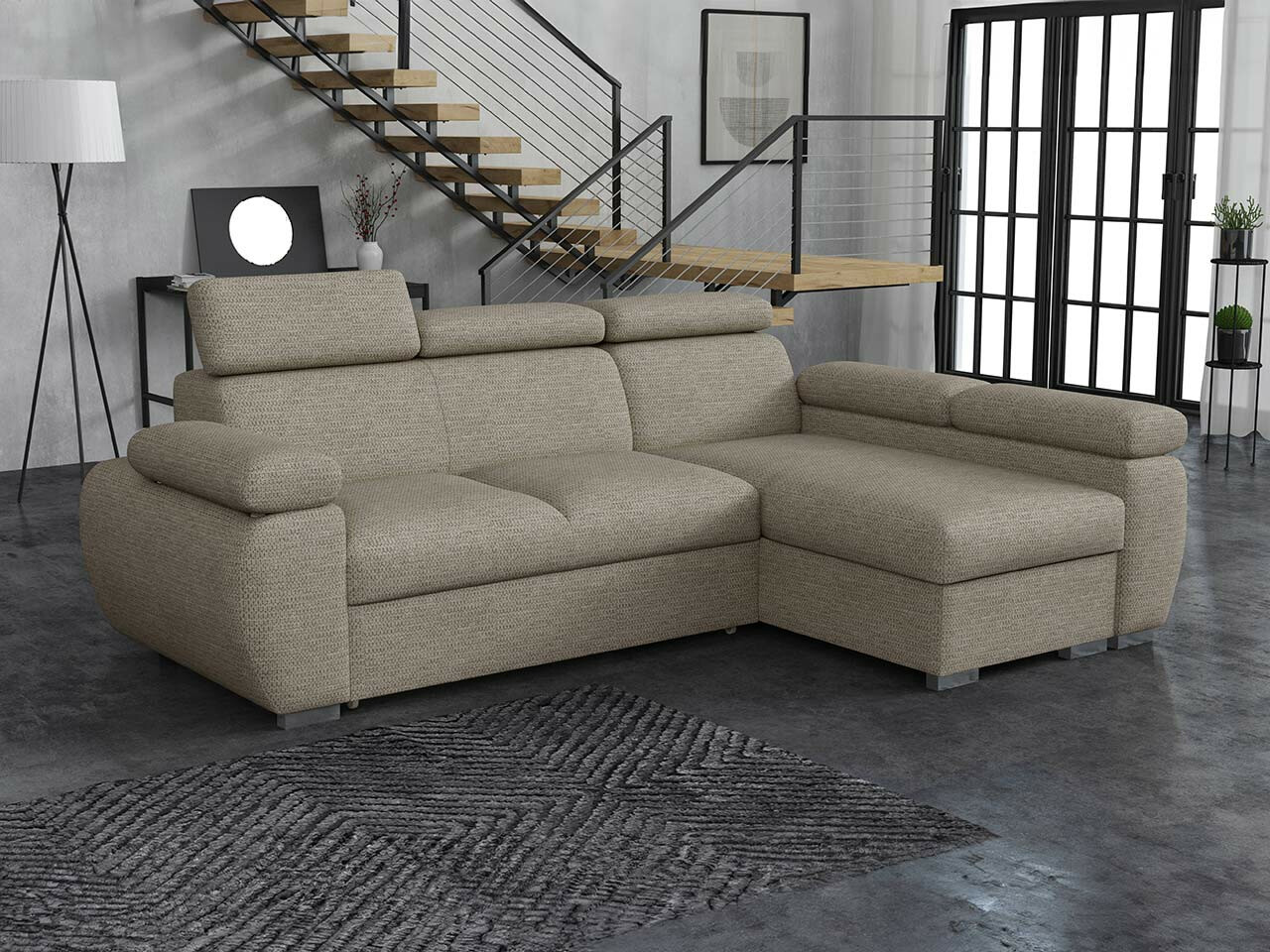 Ugaona sofa Columbus 132 (Aragon 20)
