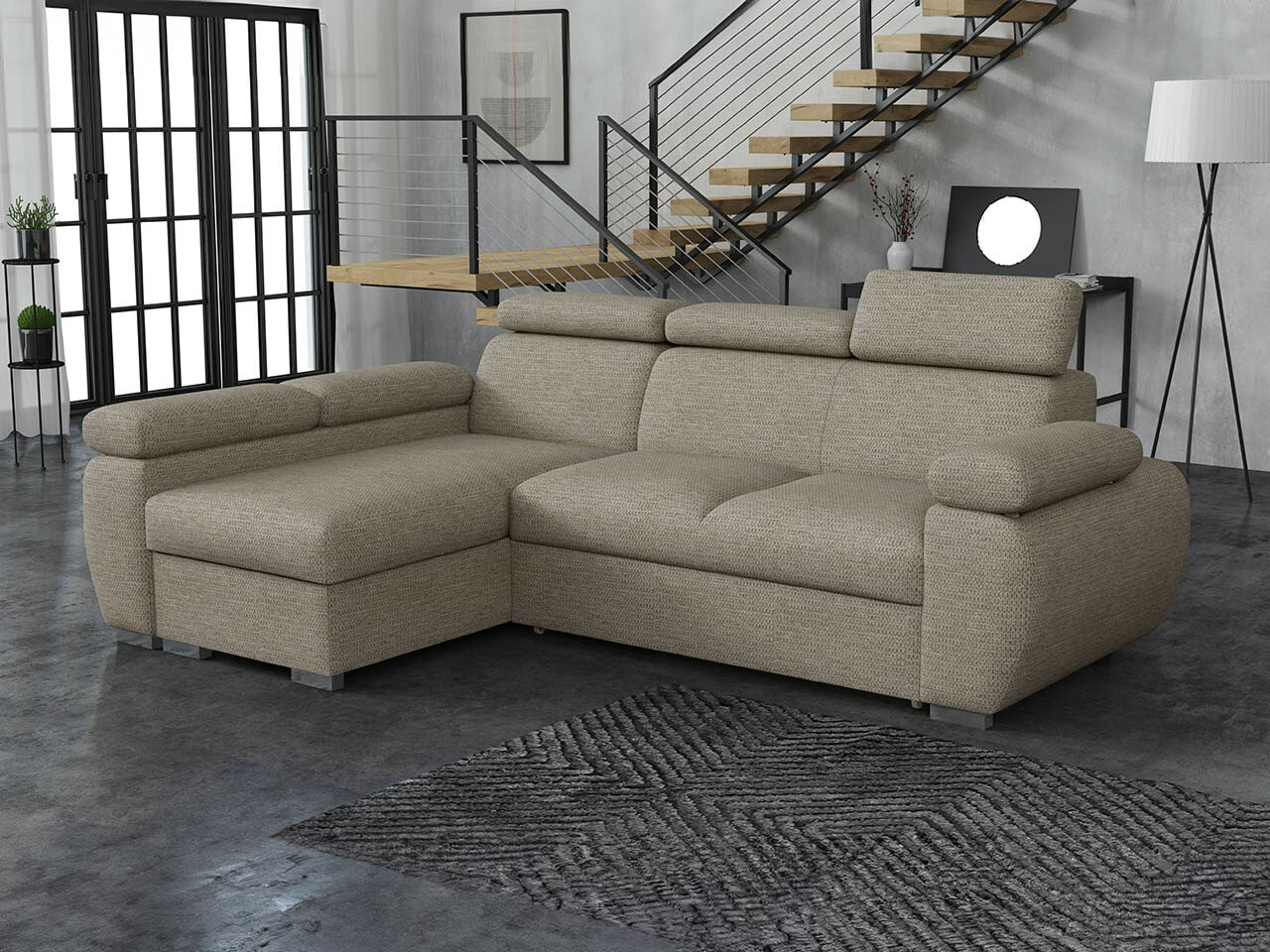 Ugaona sofa Columbus 132 (Aragon 20)