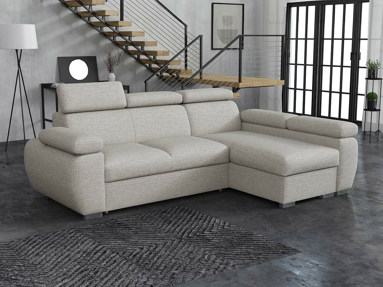 Ugaona sofa Columbus 132 (Aragon 80)