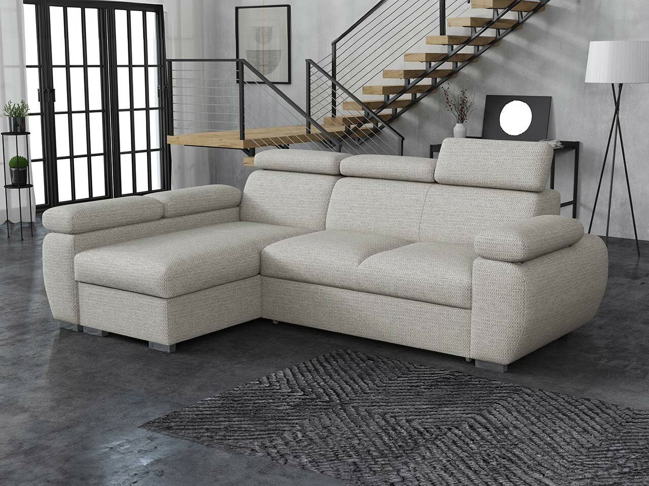 Ugaona sofa Columbus 132 (Aragon 80)