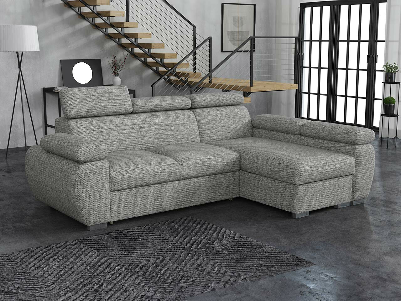 Ugaona sofa Columbus 132 (Aragon 90)