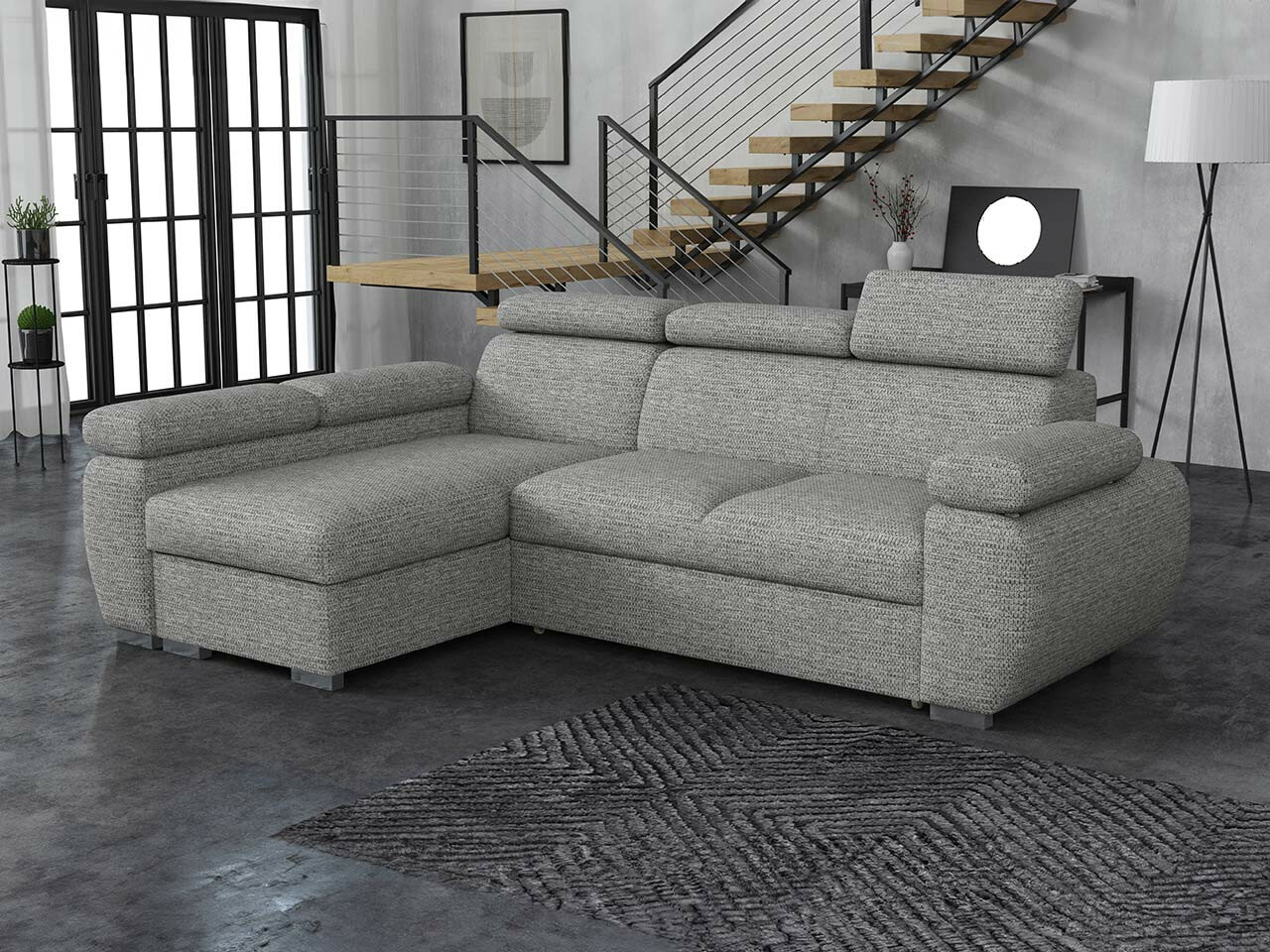 Ugaona sofa Columbus 132 (Aragon 90)