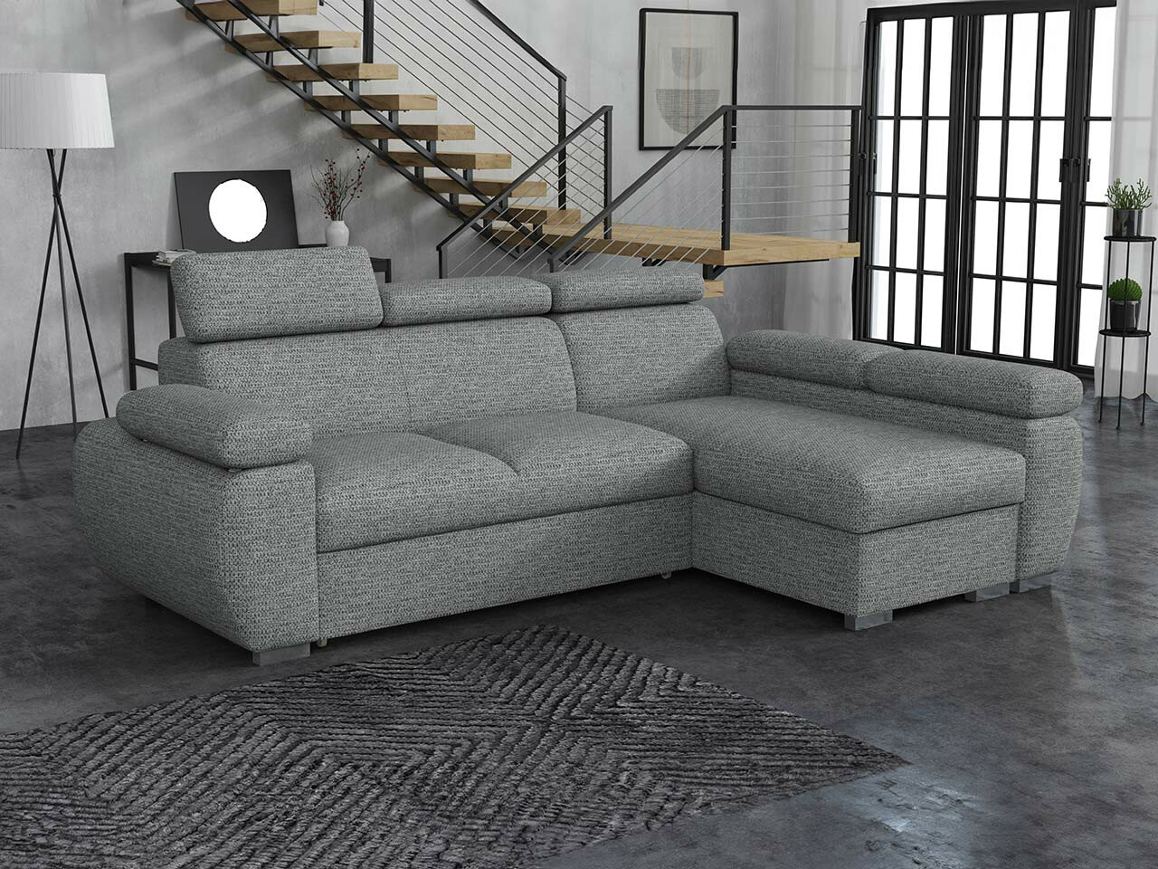 Ugaona sofa Columbus 132 (Aragon 93)