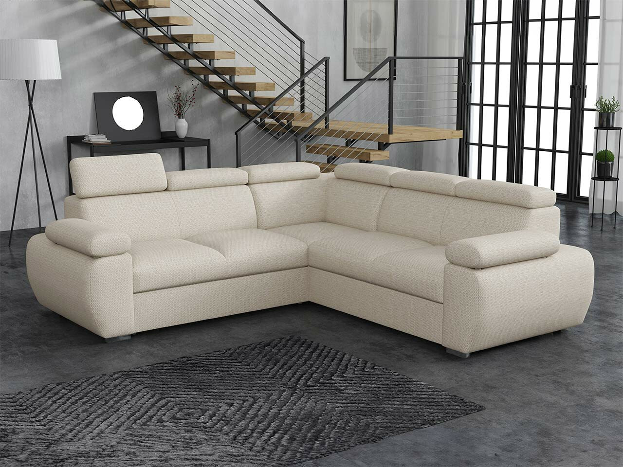Ugaona sofa Columbus 215 (Aragon 03)