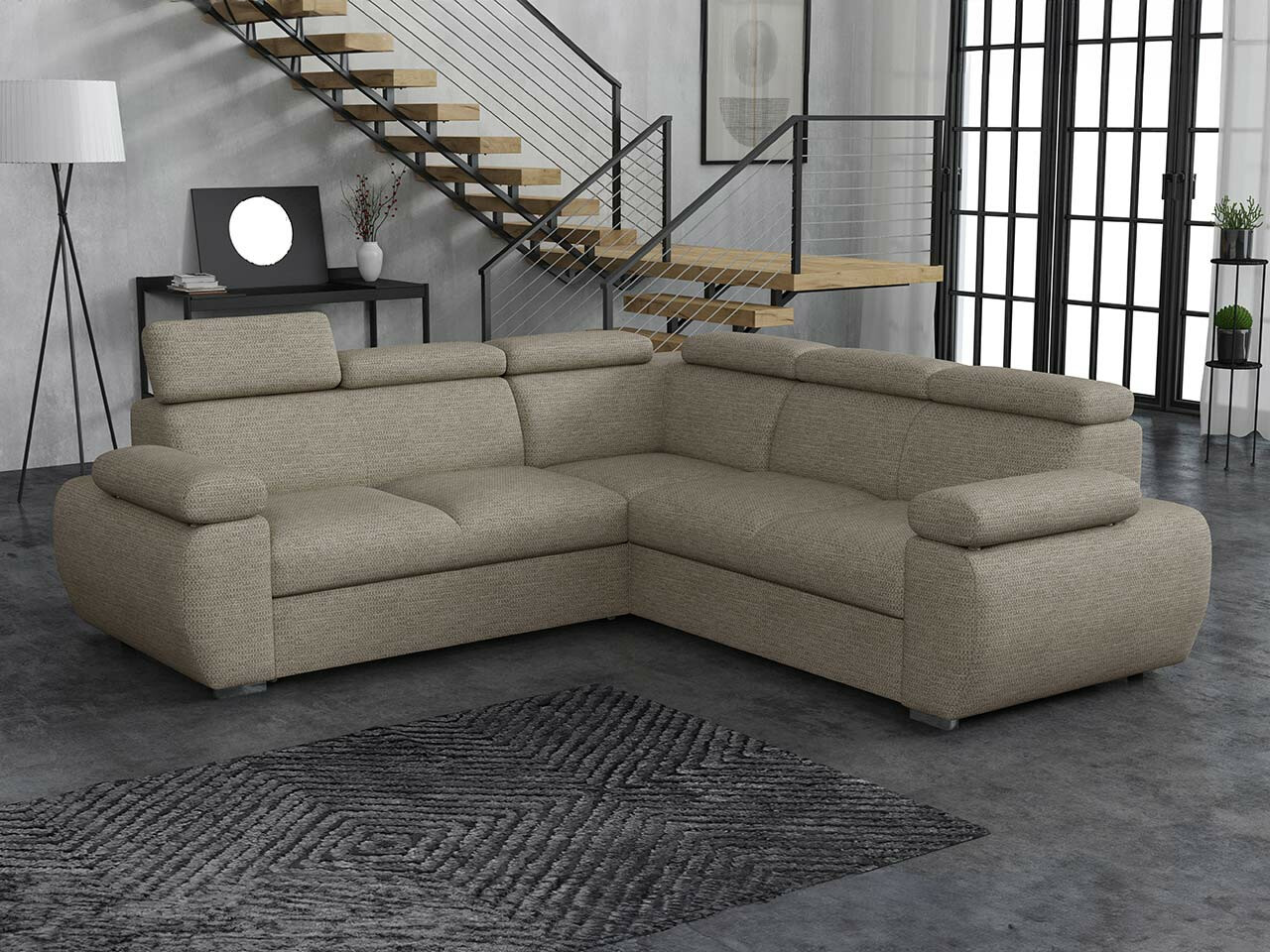 Ugaona sofa Columbus 215 (Aragon 20)