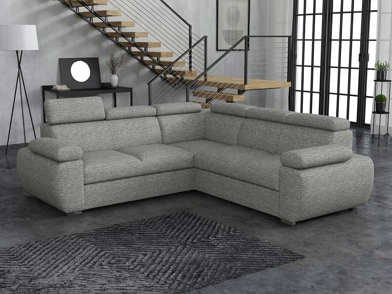 Ugaona sofa Columbus 215 (Aragon 90)