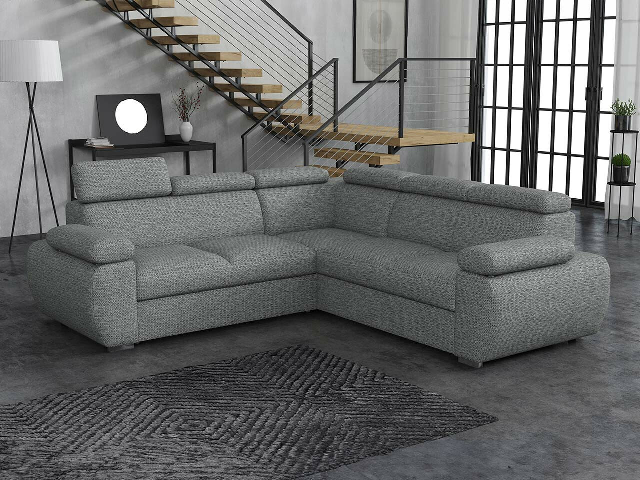 Ugaona sofa Columbus 215 (Aragon 93)
