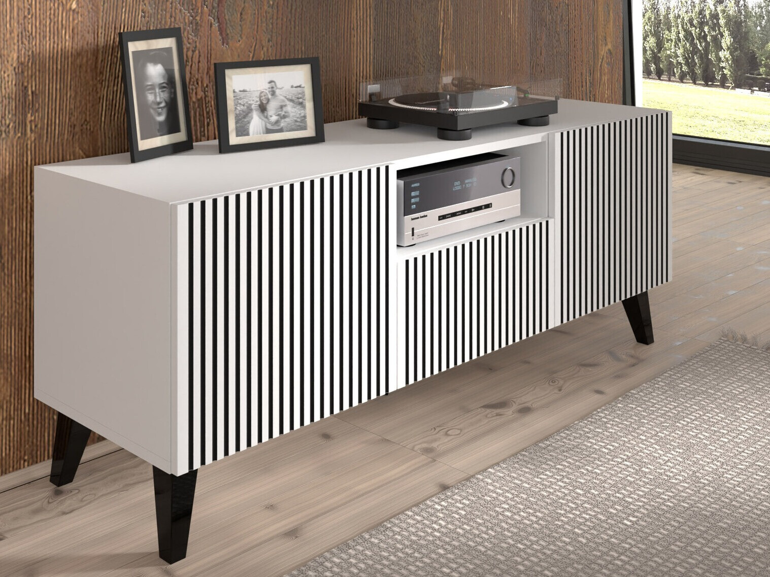 TV sto Buffalo 156 (Belo + Crno)