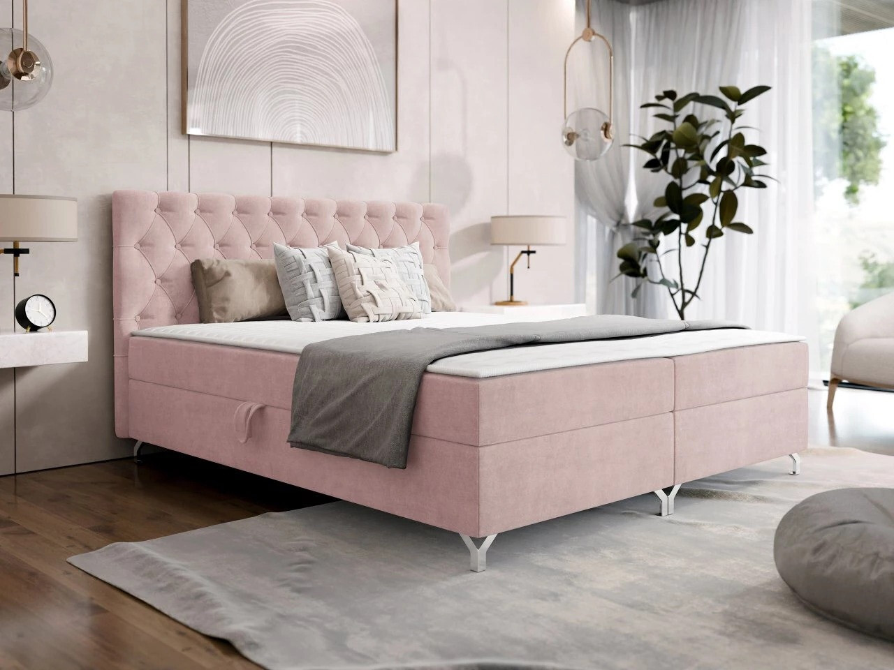 Boxspring krevet Memphis 141 (Manila 09)