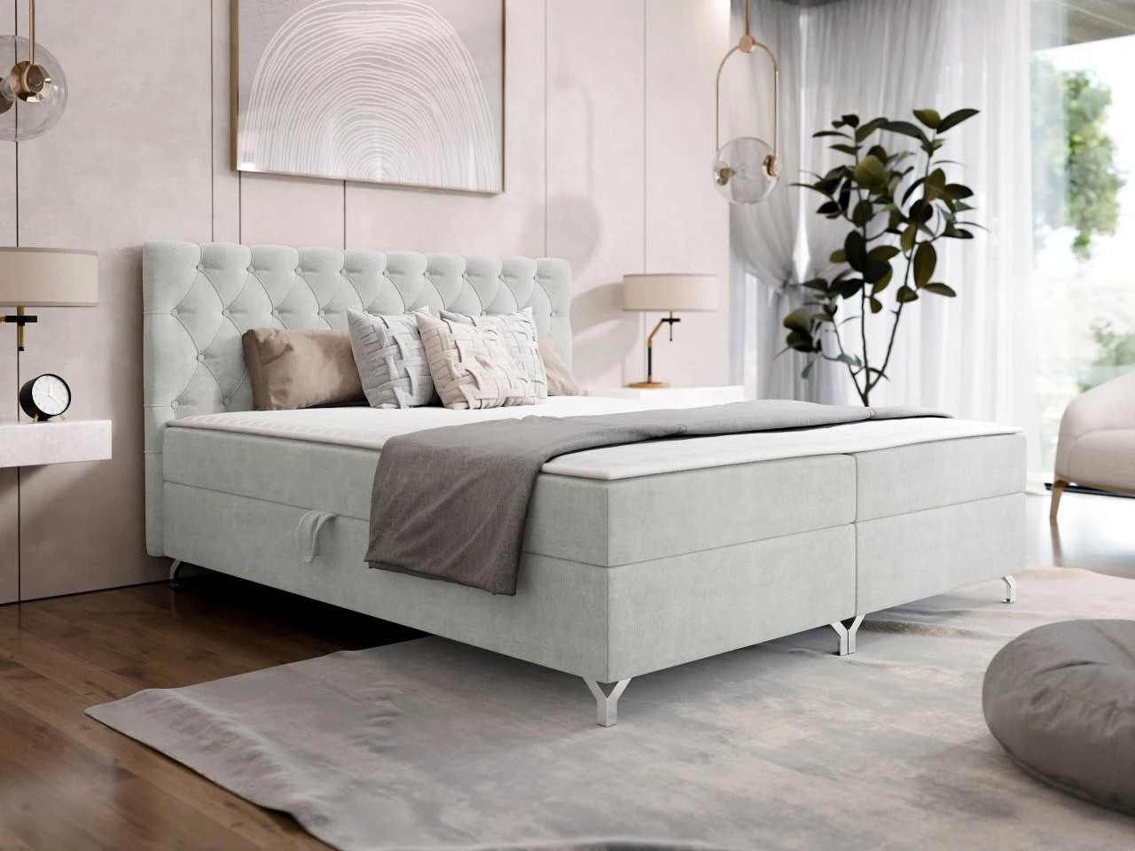 Boxspring krevet Memphis 141 (Manila 14)