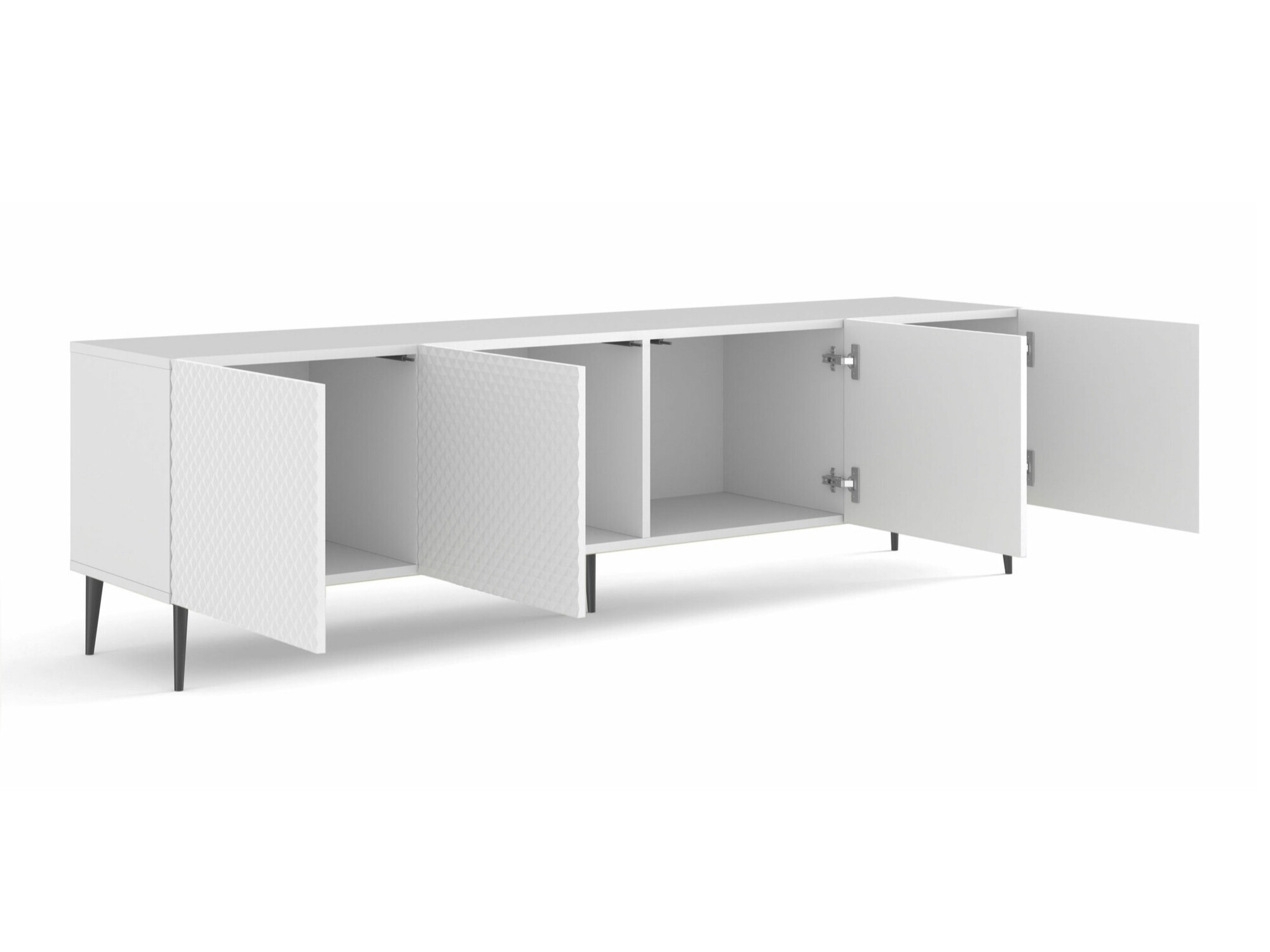 TV sto Odelomu 100 (Belo + Sjajno belo)