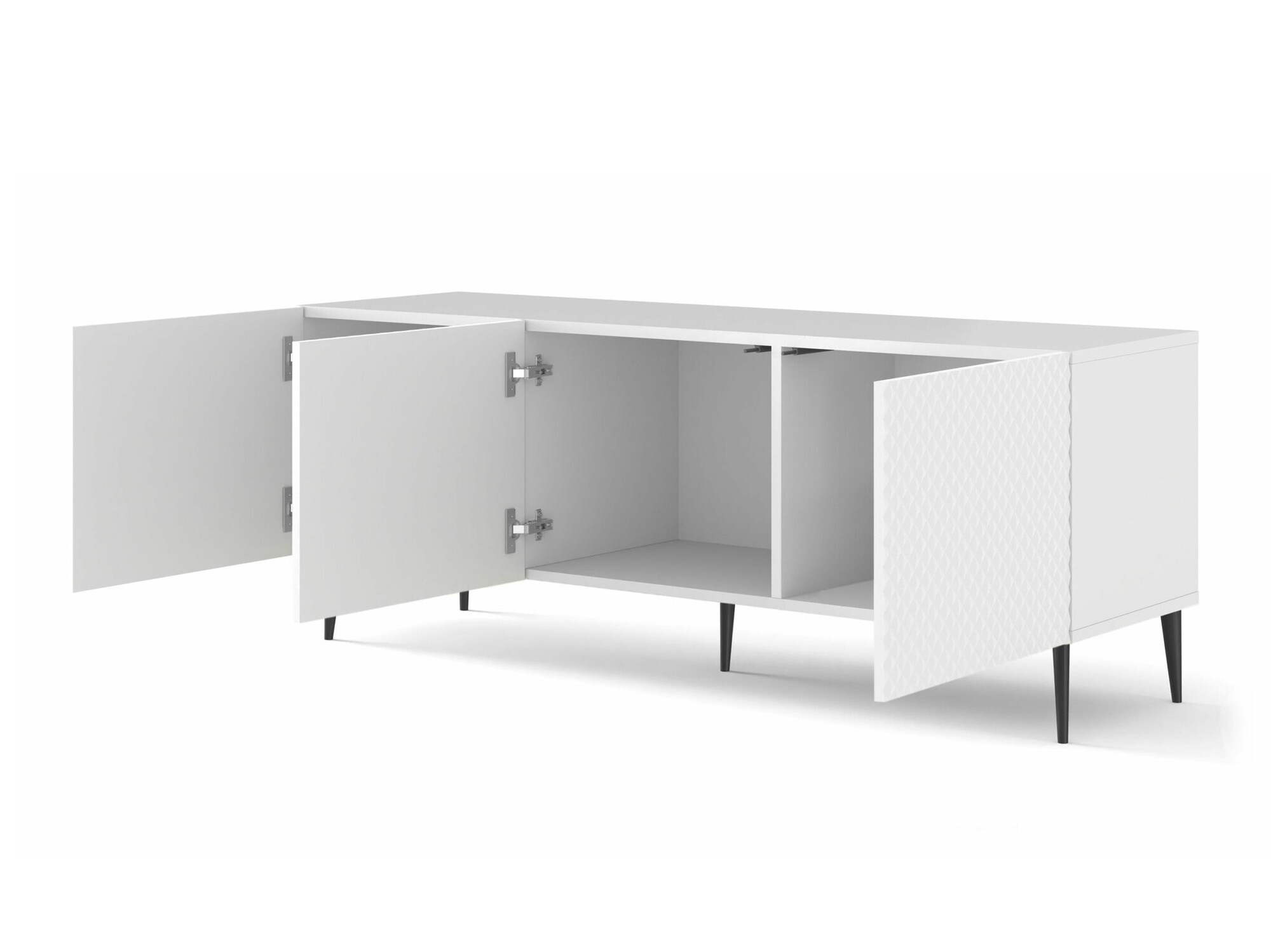 TV sto Odelomu 101 (Belo + Sjajno belo)