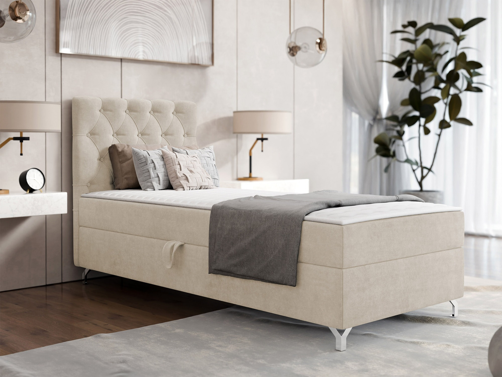 Boxspring krevet Memphis 142 (Manila 02)