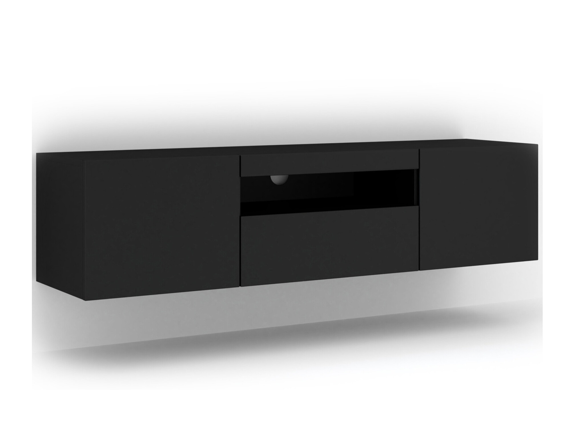 TV komoda Morteo 103 (Crno)