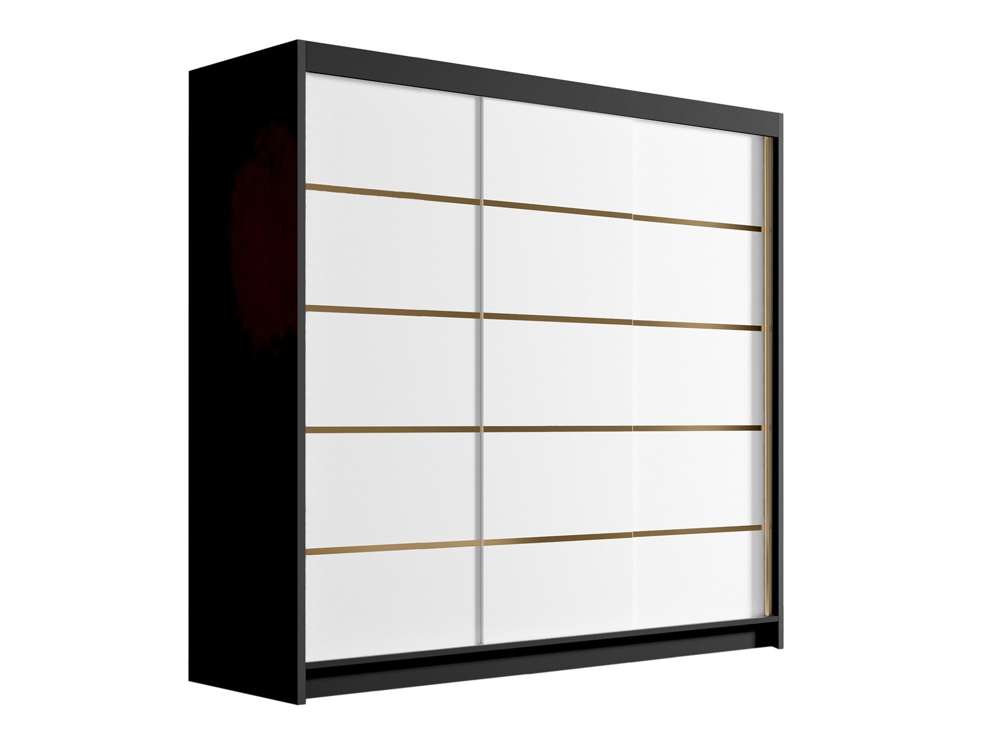Ormar Closico Plenor VI (Crno + Belo)