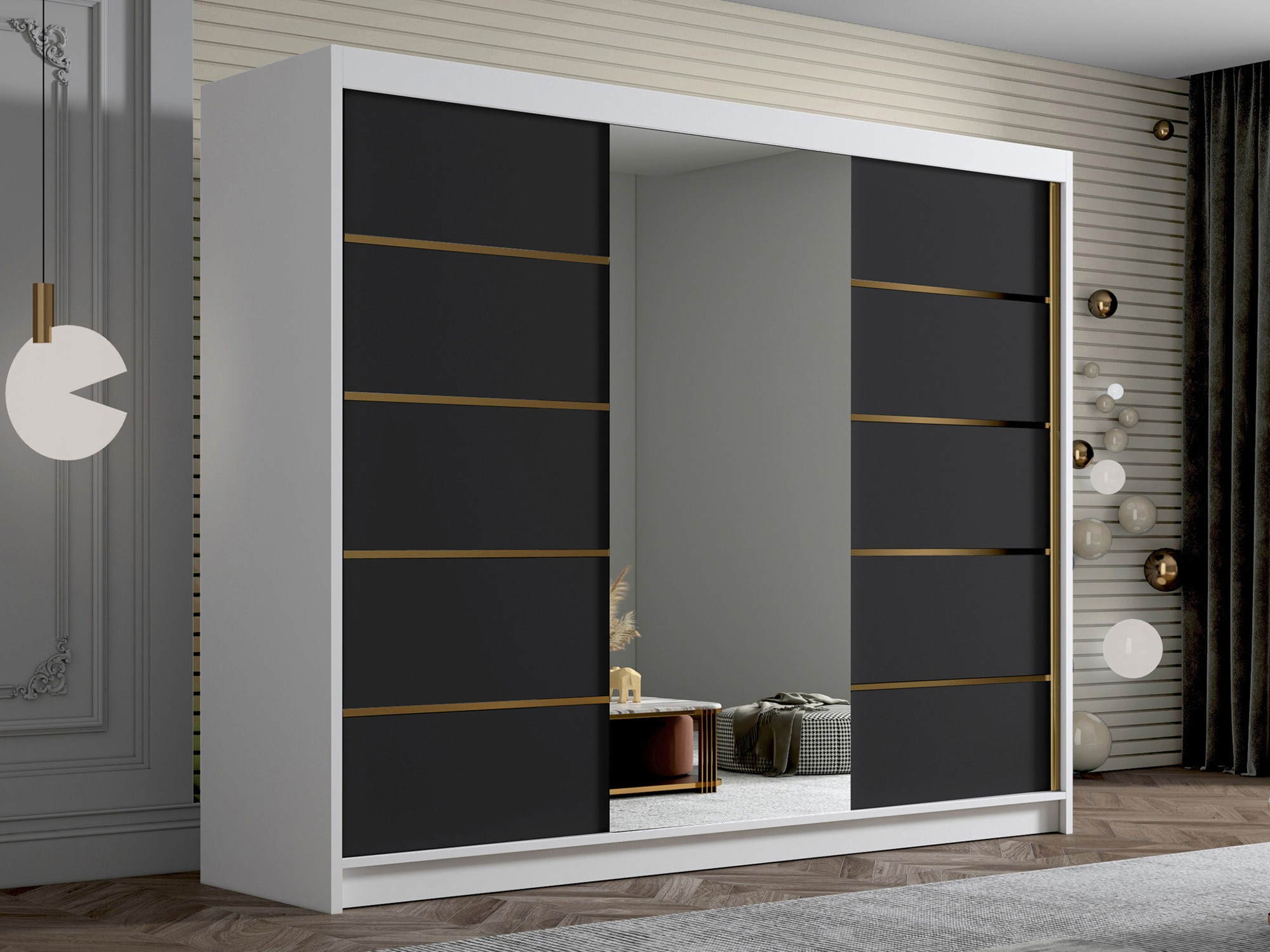 Ormar Closico Veltron II (Belo + Crno)