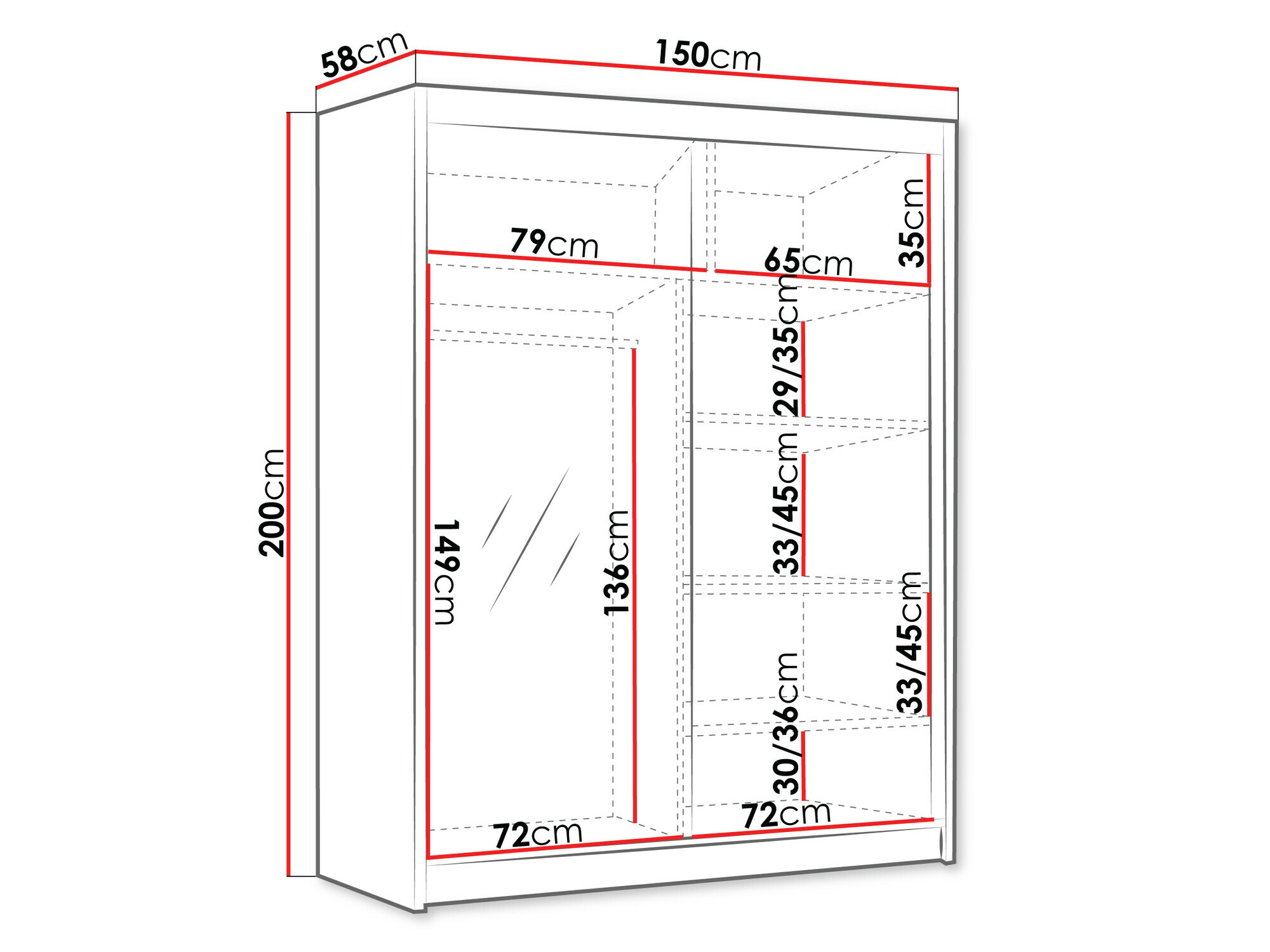 Ormar Closico 187 (Belo)