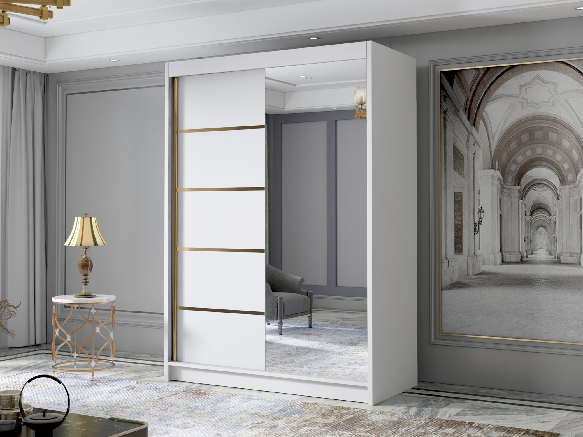 Ormar Closico Fornix III (Belo)