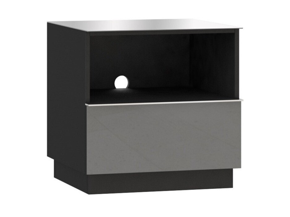 TV sto Austin 220 (Crno + Sjaj siva)