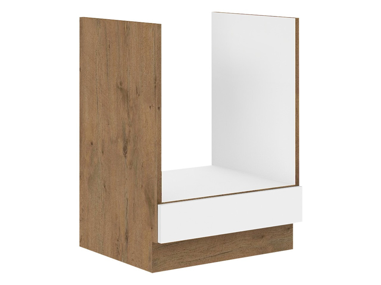 Modularni ormar za ugradne uređaje Wood White 125