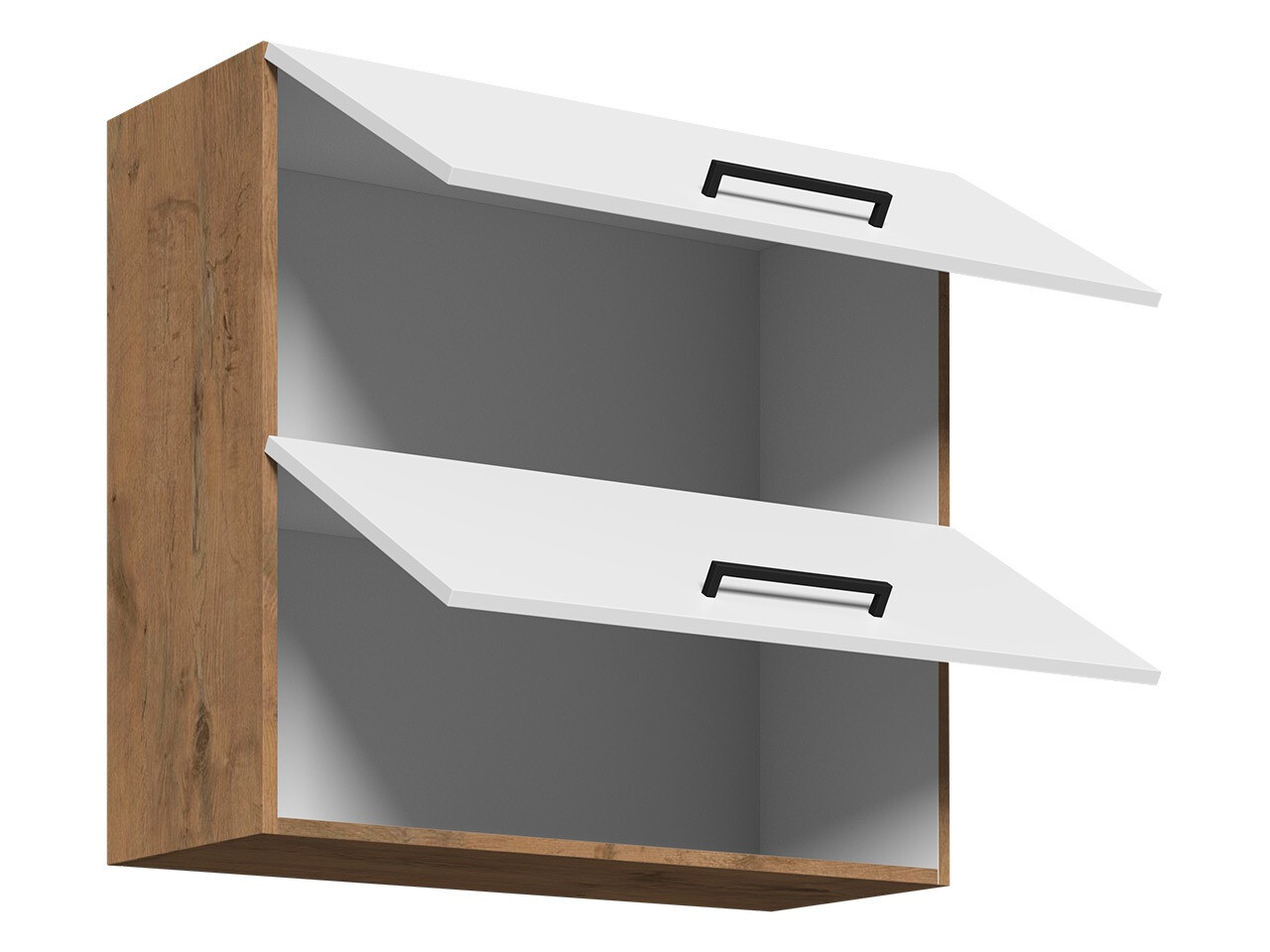 Modularni zidni ormar Wood Dark 107