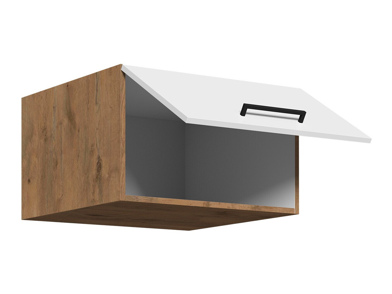 Modularni zidni ormar Wood White 124