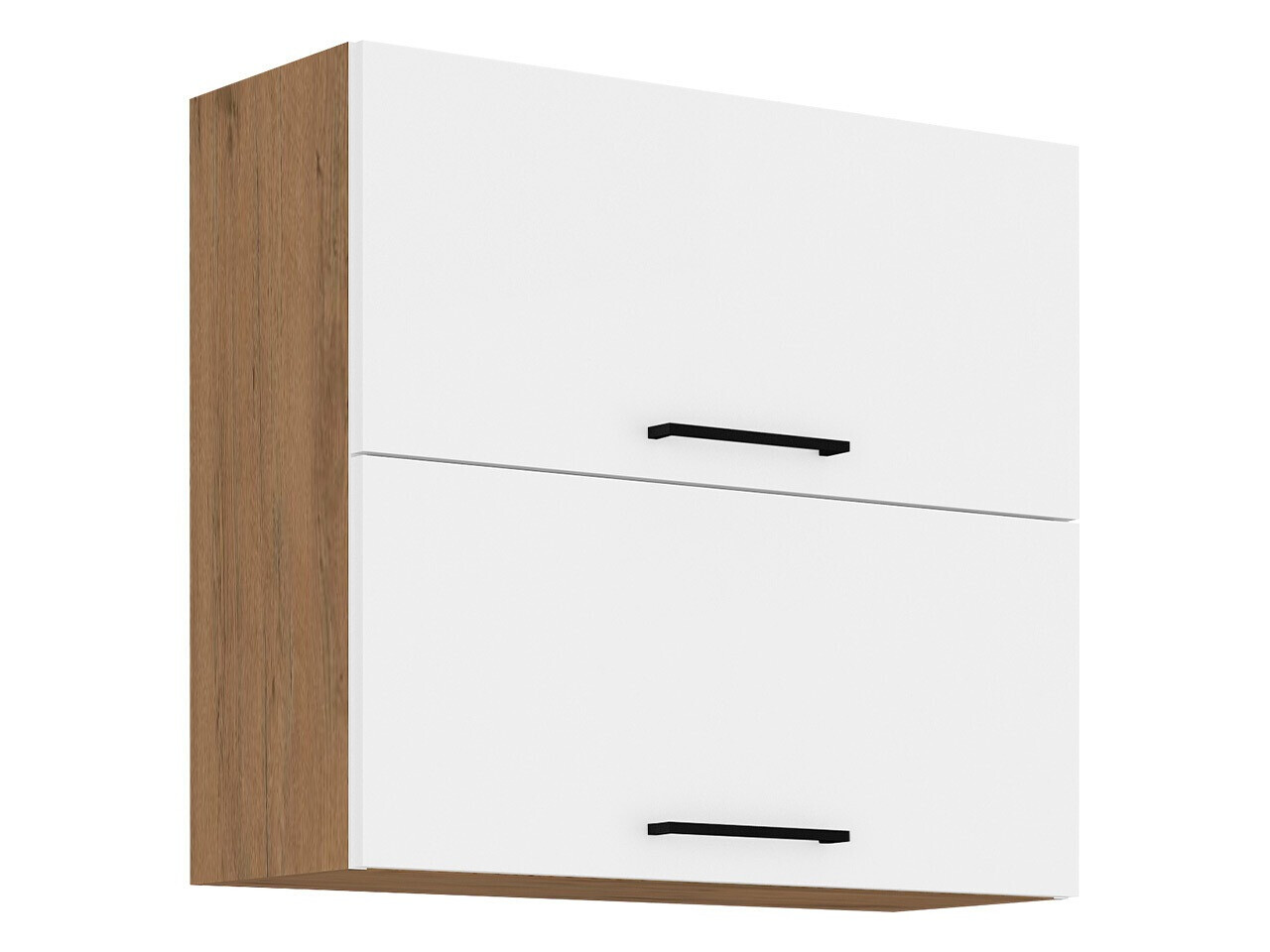 Modularni zidni ormarić Wood White 109