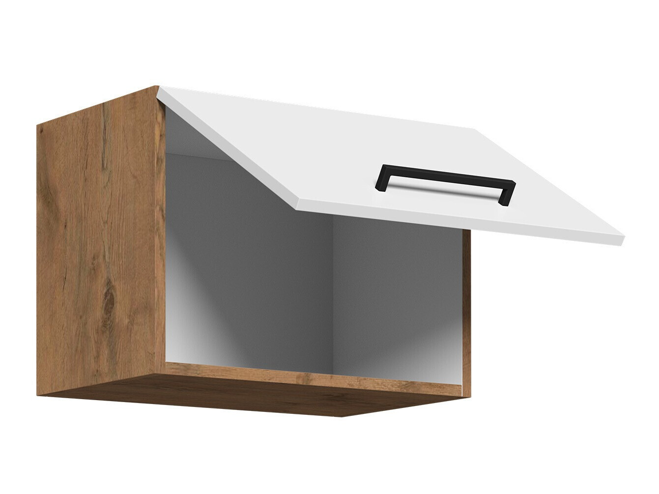 Modularni zidni ormarić Wood White 117