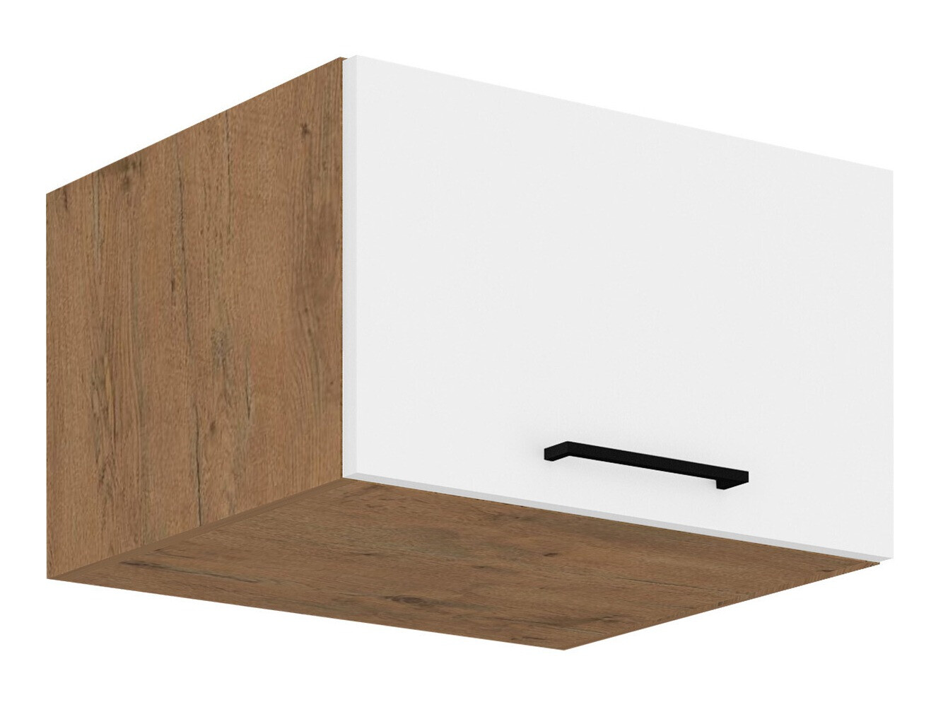 Modularni zidni ormarić Wood White 124