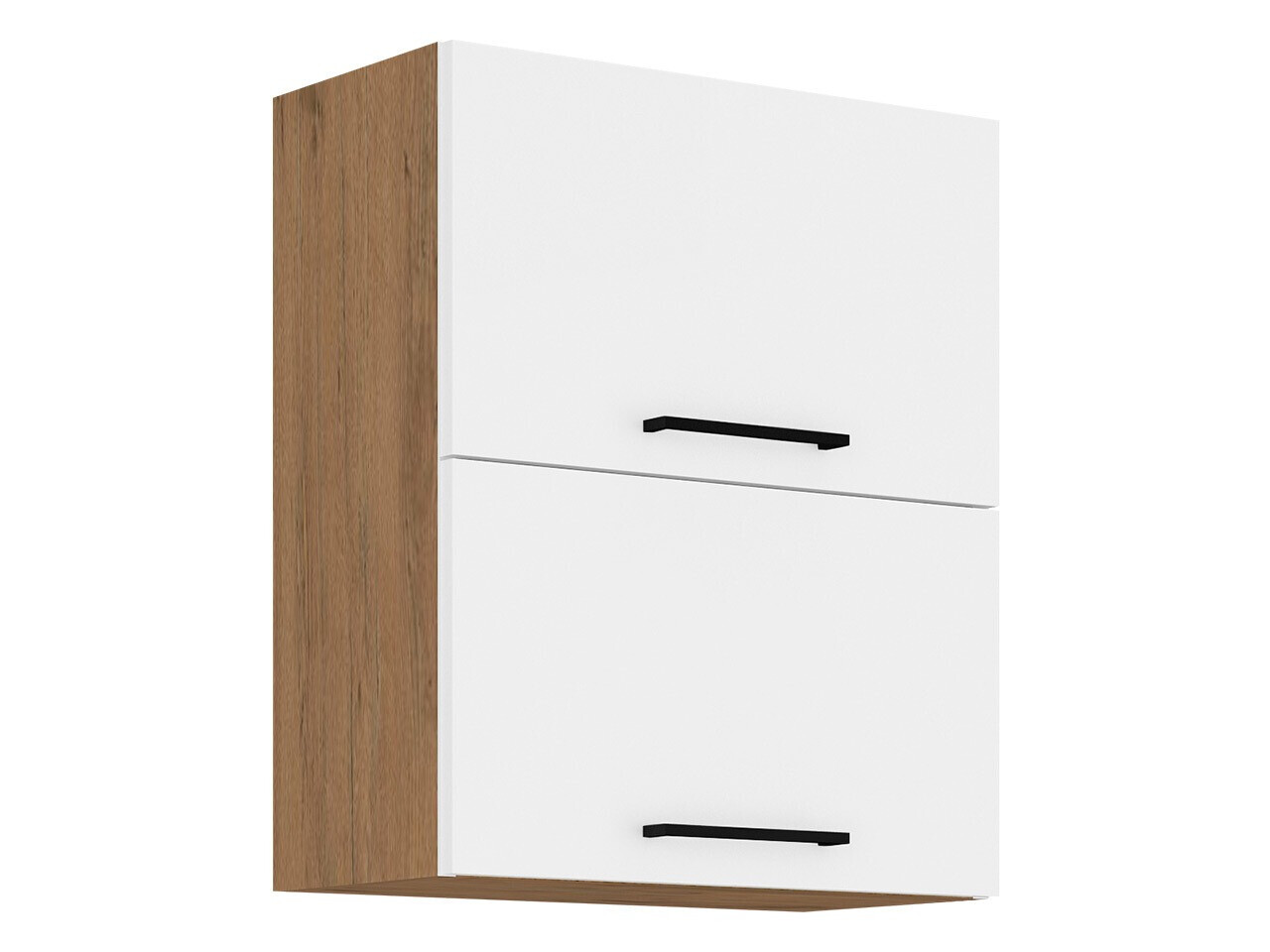 Modularni zidni ormarić Wood White 132